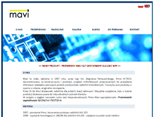 Tablet Screenshot of mavi.net.pl